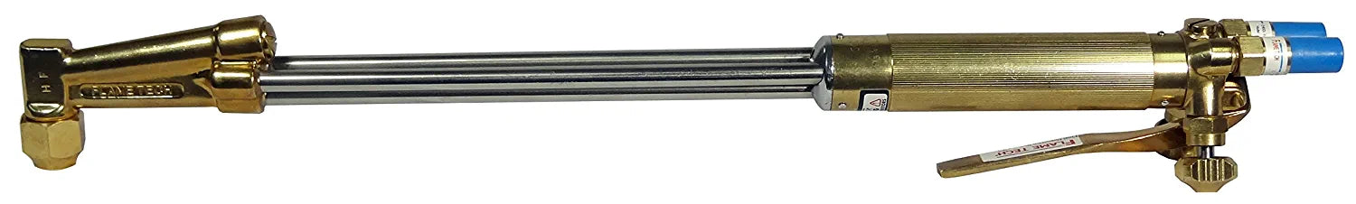 FLAME TECH® 6221-F90 Heavy Duty Hand Cutting Torch, 21" Length, 90 Degree Head, Alternative Fuel Gas, Harris Compatible, Tested in The USA